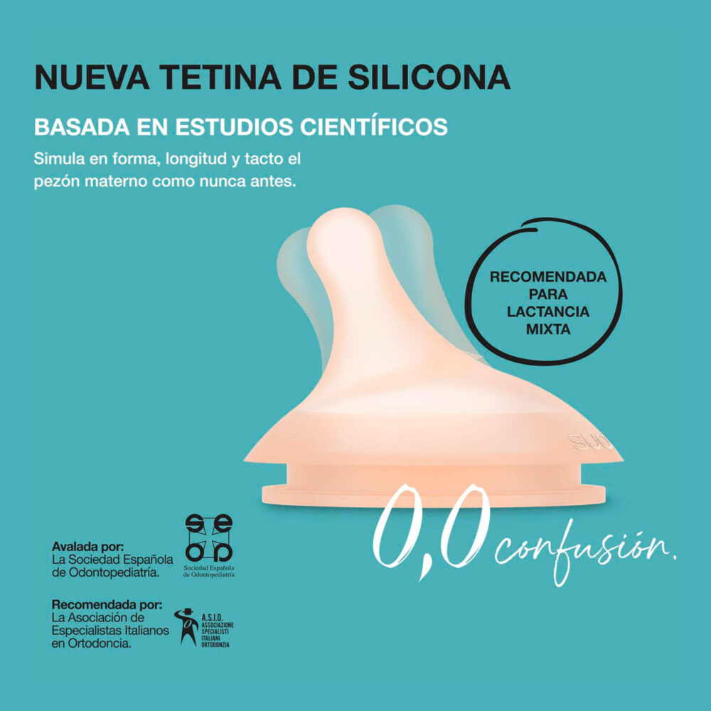 SET DE 2 TETINAS ZERØ.ZERØ™ FLUJO ADAPTABLE (A) +0 MESES SUAVINEX