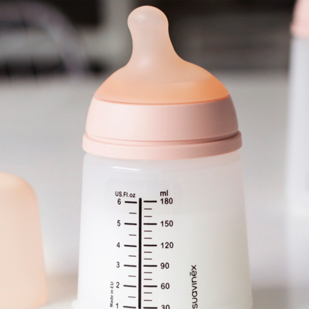 BIBERÓN ANTICÓLICO ZERØ.ZERØ™ FLUJO ADAPTABLE DE 180 ML SUAVINEX