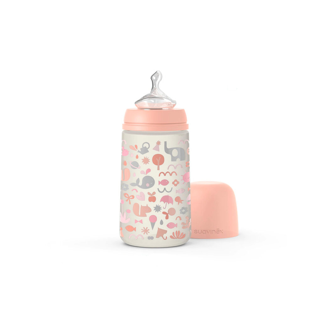 BIBERÓN ANTICÓLICO MEMORIES TETINA FLUJO MEDIO (M) 270ML - 9 ONZAS SUAVINEX