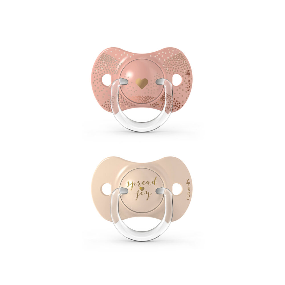 PACK 2 CHUPONES CON TETINA FISIOLÓGICA SX PRO DE SILICONA +18 MESES SUAVINEX