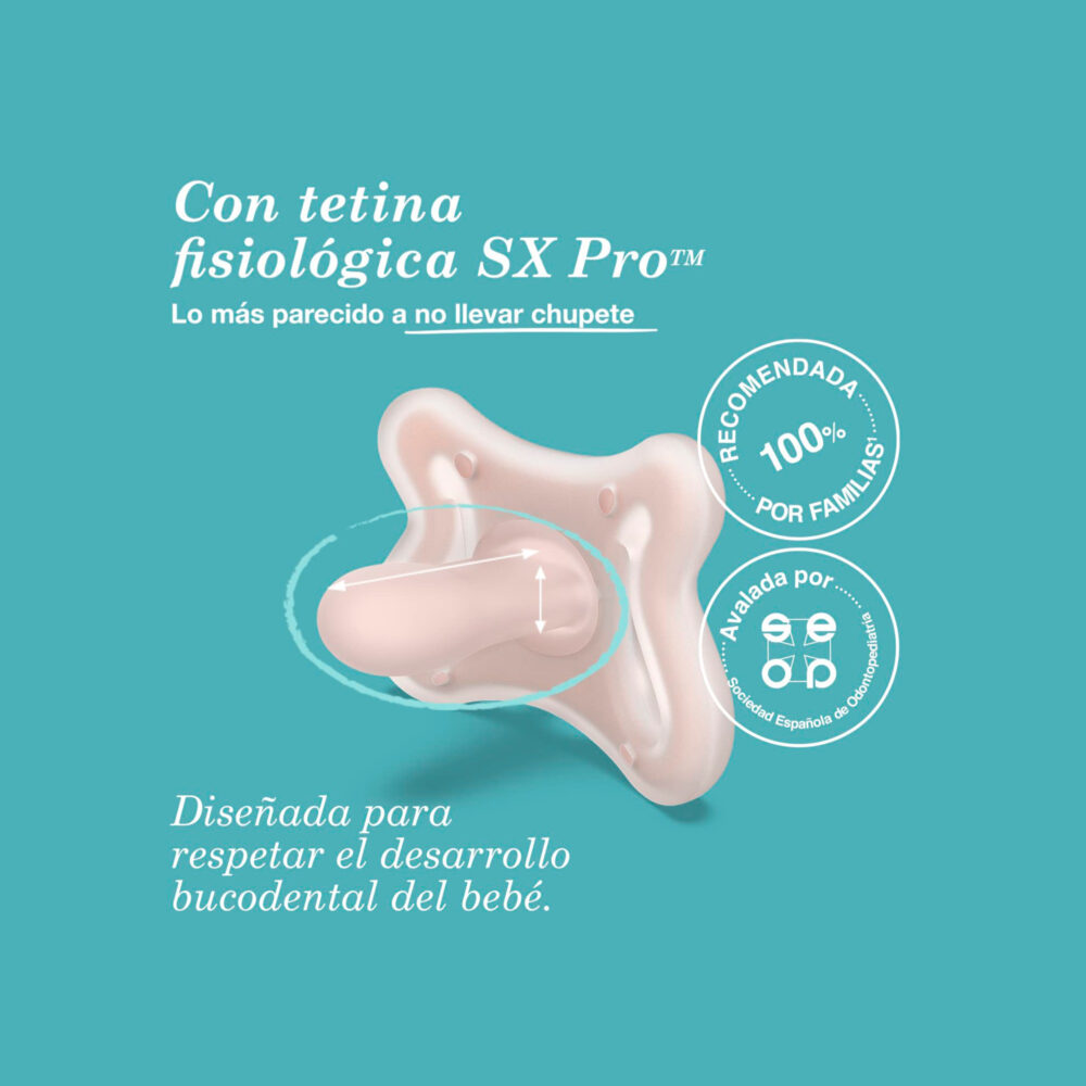 SET PARA RECIÉN NACIDOS BIBERÓN ZERO ZERO 6 OZ 180 ML+ CHUPÓN -2-2 MINI SUAVINEX