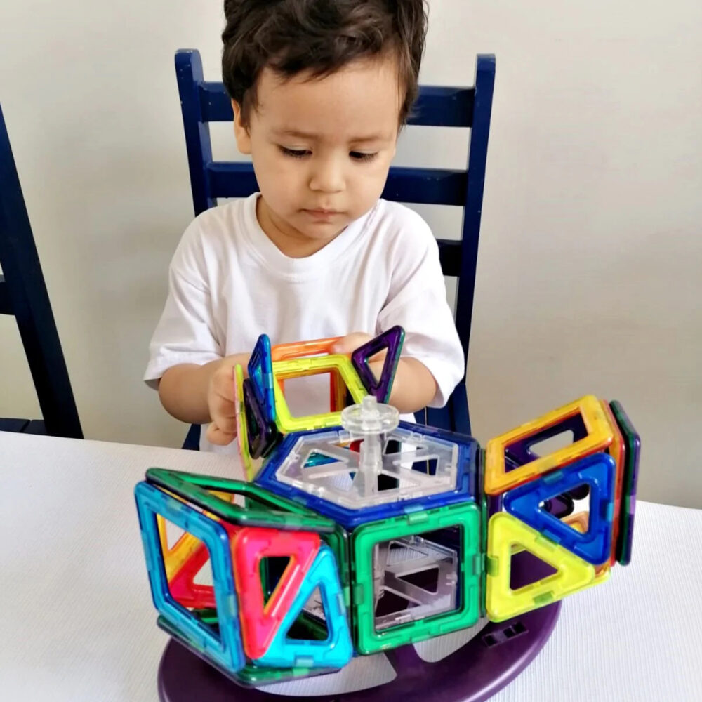 POLIEDROS MAGNÉTICOS JUNIOR SET DE 75 PIEZAS EDUPLAY