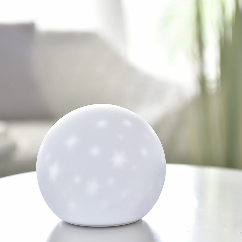 LÁMPARA LED PROYECTOR DE ESTRELLAS COLOR BLANCO IMAGEN CASA