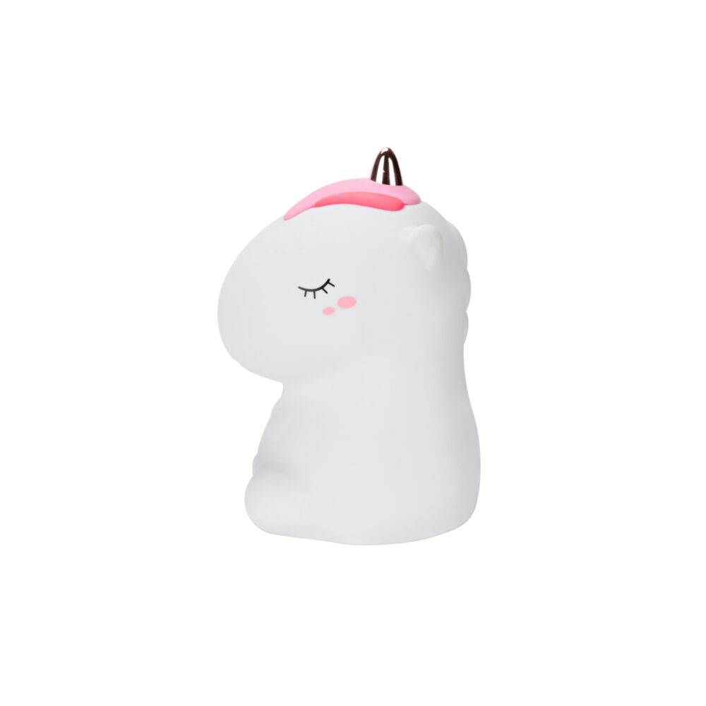 LÁMPARA LED UNICORNIO COLOR BLANCO IMAGEN CASA