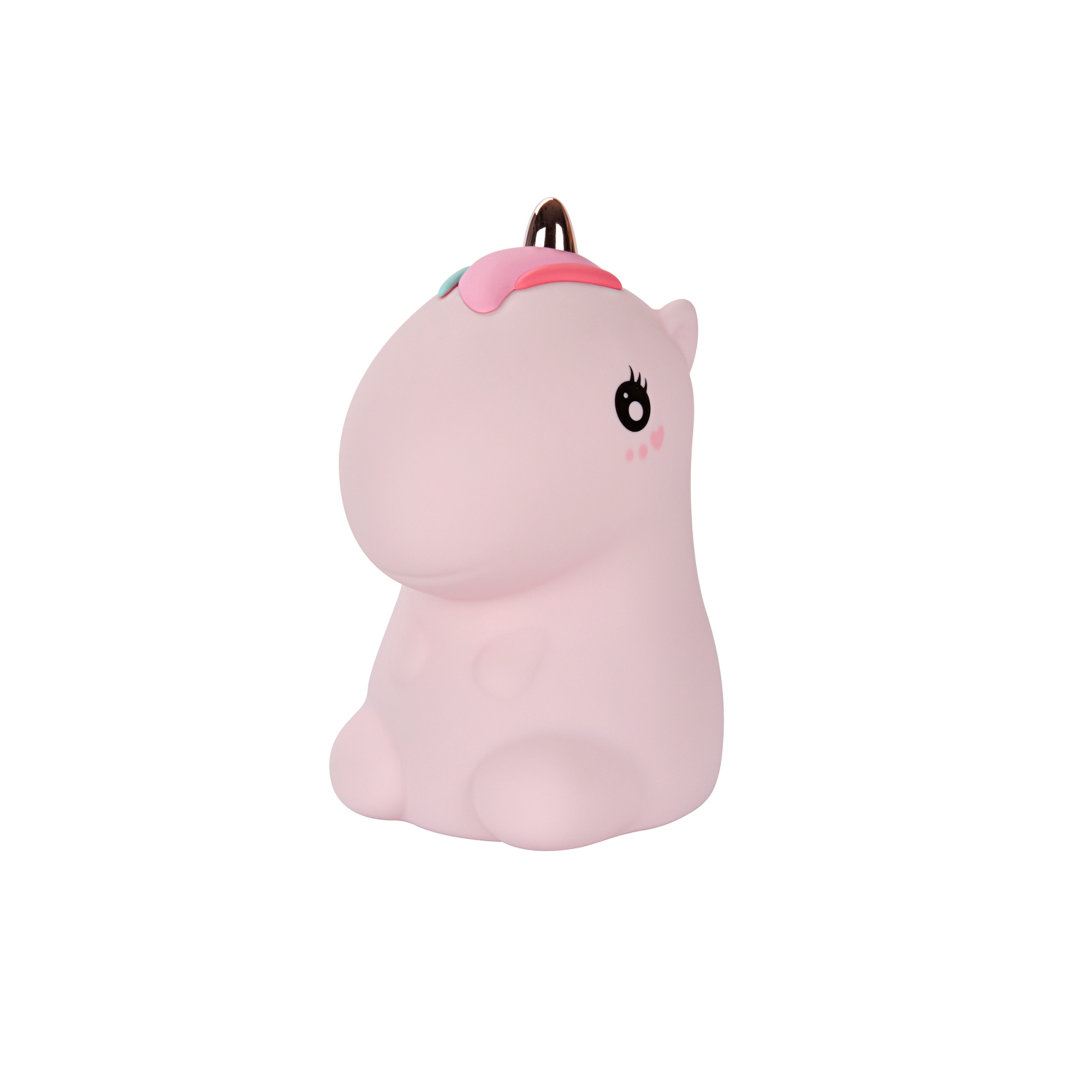 LÁMPARA LED UNICORNIO COLOR ROSADO IMAGEN CASA