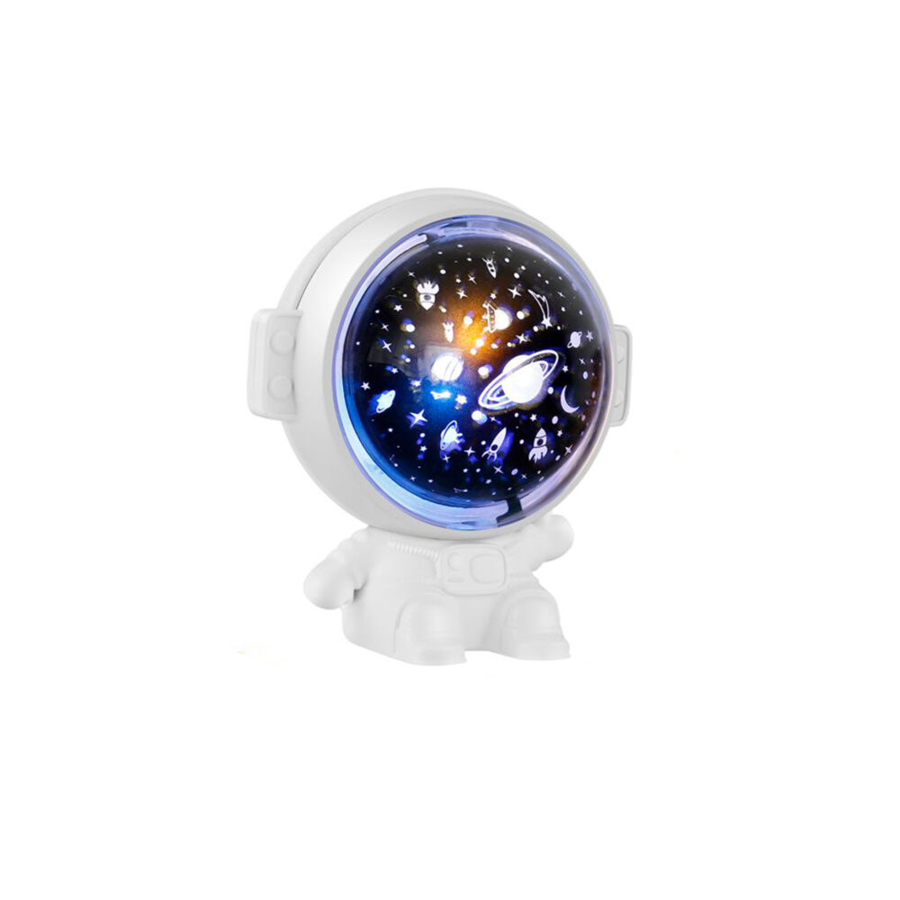LÁMPARA LED PROYECTOR ASTRONAUTA IMAGEN CASA