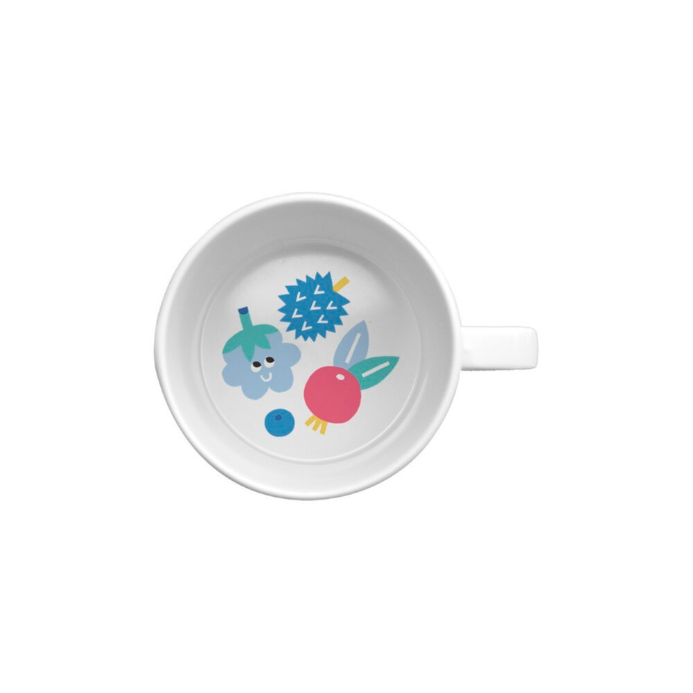 TAZA PEQUEÑA DE MELAMINA COLECCIÓN TUTTI FRUTTI AZUL PETIT JOUR