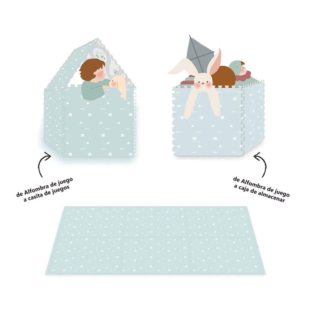 ALFOMBRA PLAY MAT REVERSIBLE JUEGO DE MAPA VIAL / ÍCONOS 120 X 180 CM PLAY & GO