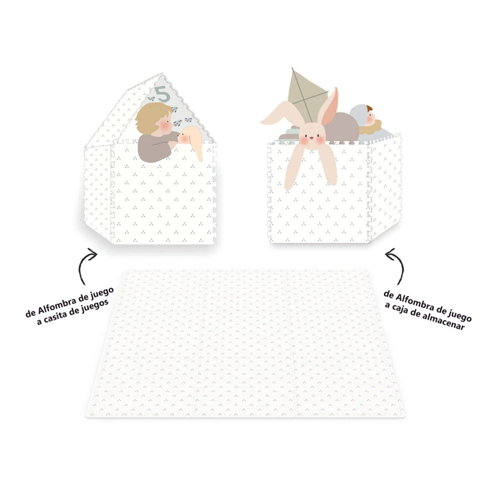 ALFOMBRA PLAY MAT REVERSIBLE JUEGO DE NÚMEROS / PUNTOS 180 X 180 CM PLAY & GO