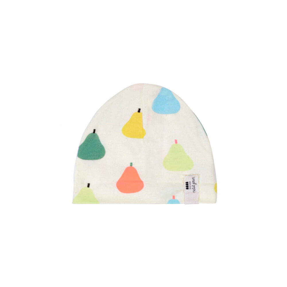 GORRO PARA BEBÉ DE ALGODÓN COLECCIÓN LES POIRES PETIT JOUR