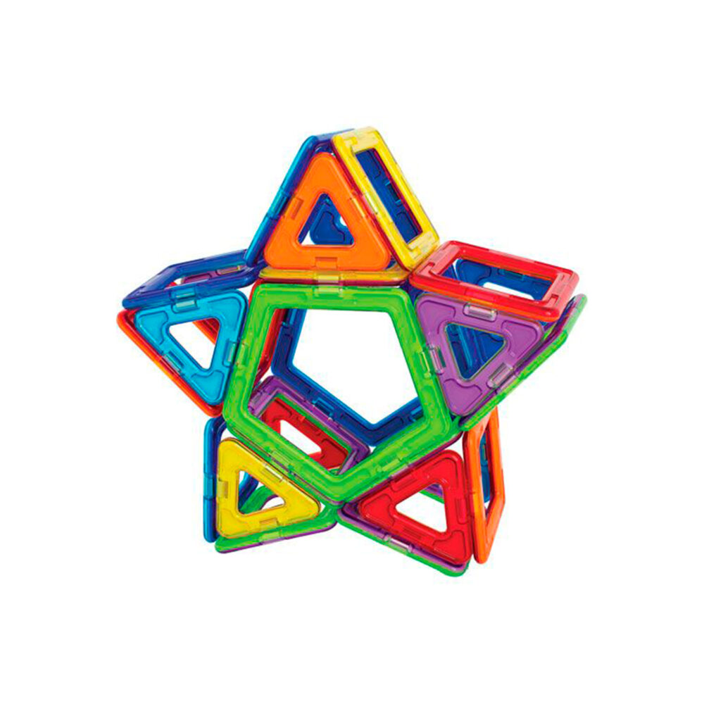 POLIEDROS MAGNÉTICOS SET DE EXTENSIÓN DE 62 PIEZAS EDUPLAY