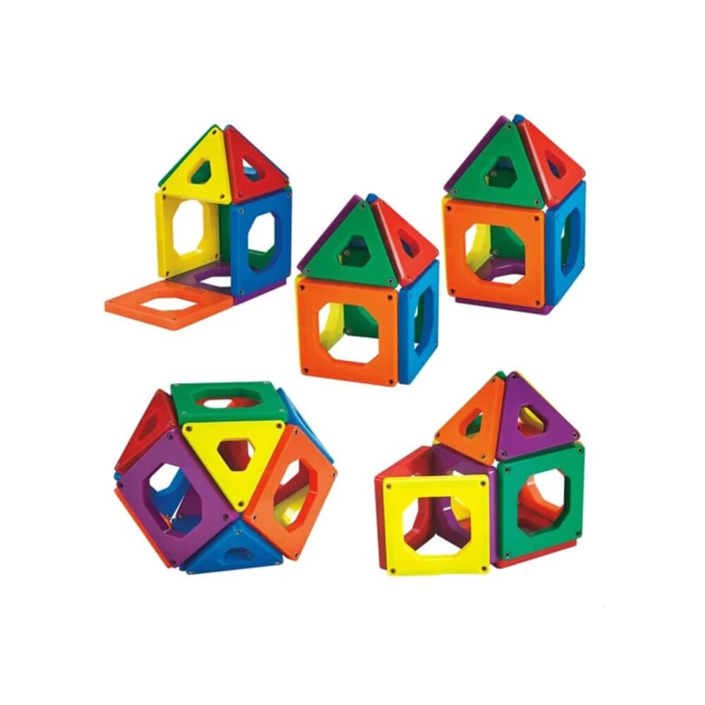 TEJAS MAGNÉTICAS SET DE 24 PIEZAS EDUPLAY