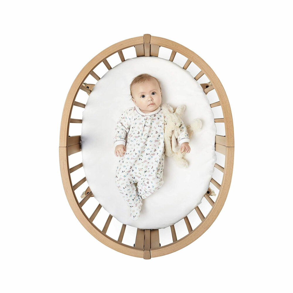 SÁBANA BAJERA DE ALGODÓN PARA CUNA MINI SLEEPI V2 STOKKE