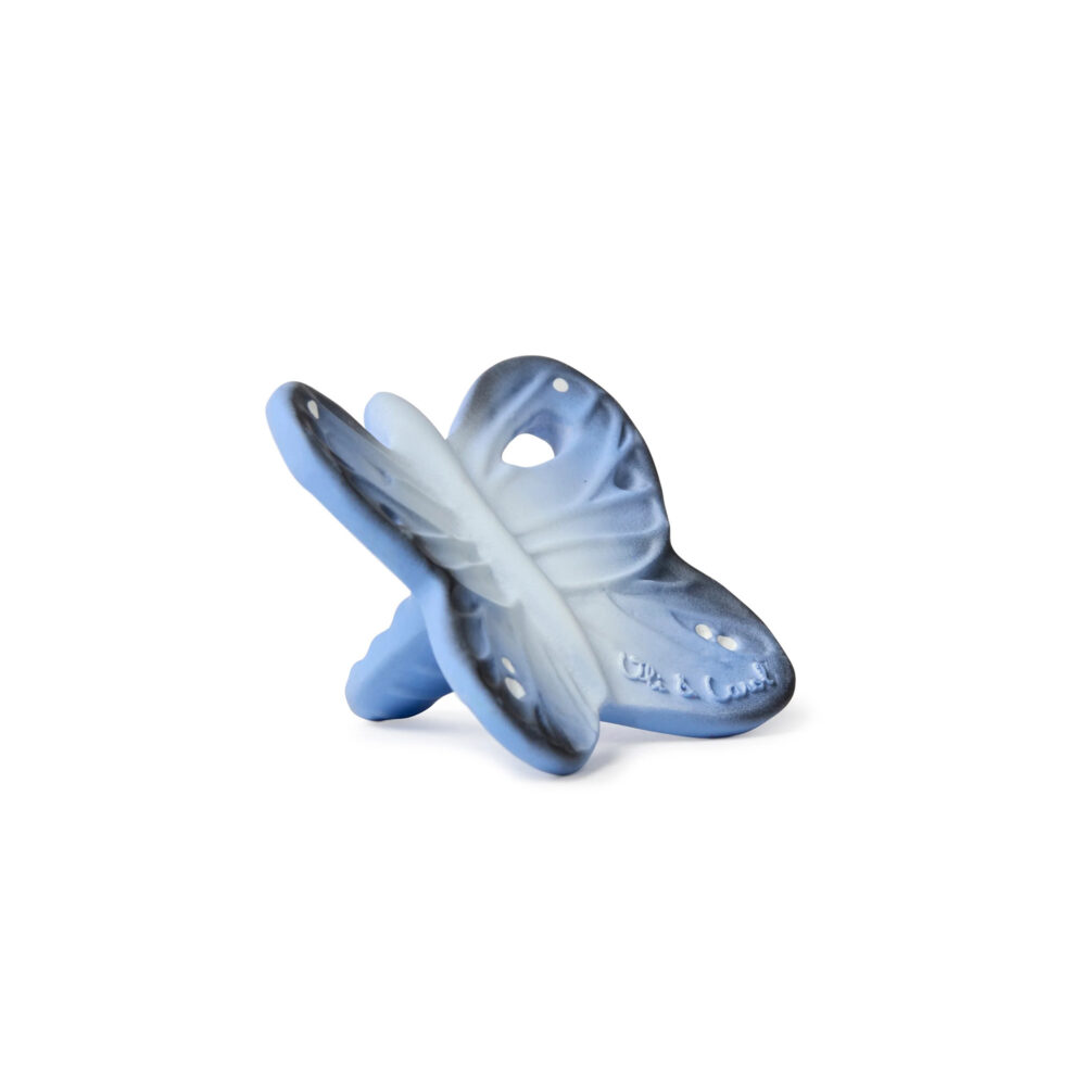 MORDEDOR DE CAUCHO 100% NATURAL BLUES THE BUTTERFLY OLI & CAROL