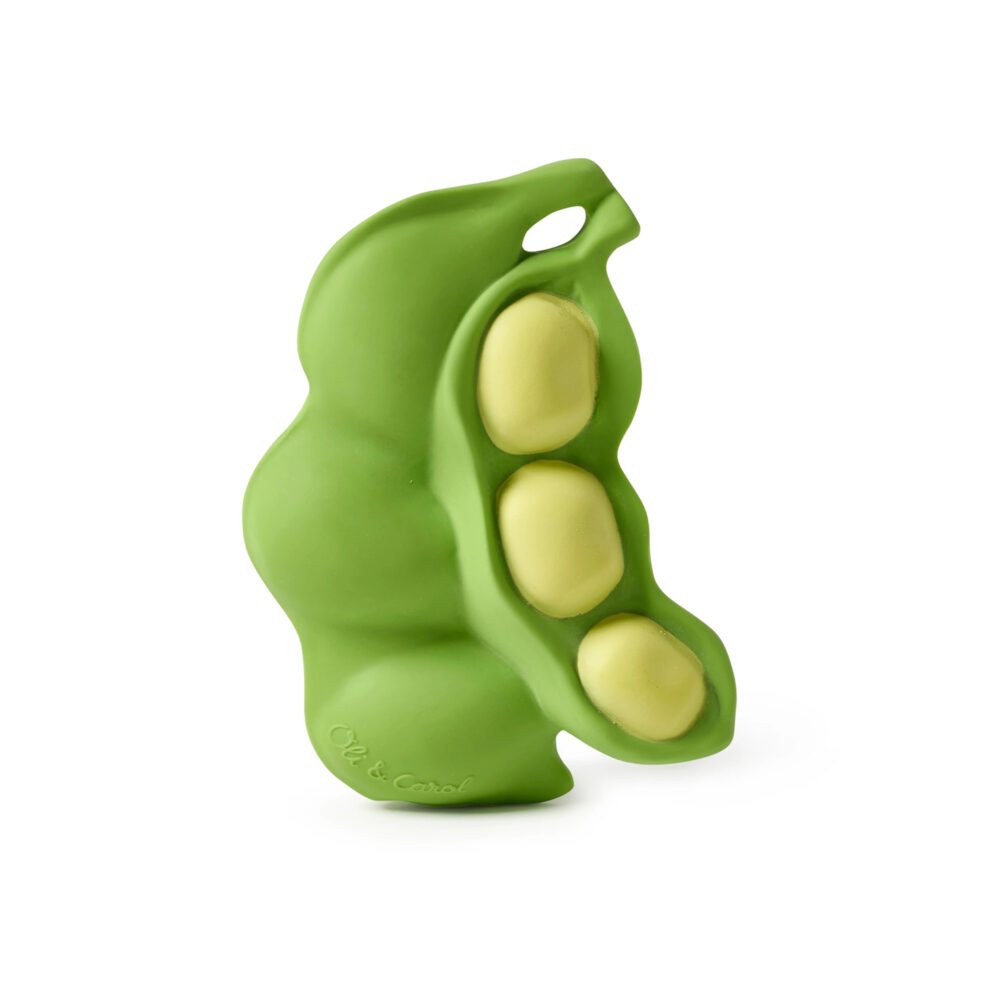 MORDEDOR DE CAUCHO 100% NATURAL KEIKO THE EDAMAME OLI & CAROL