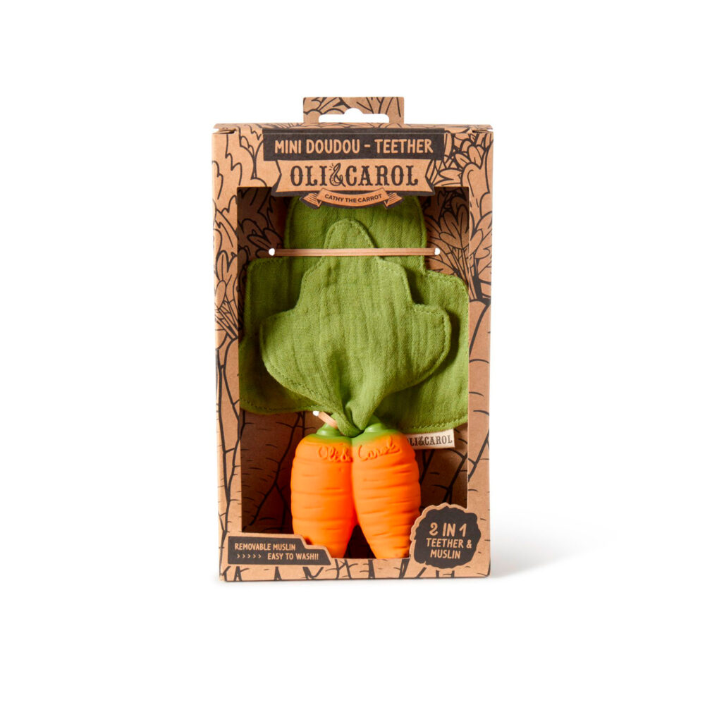 MINI DOUDOU – MORDEDOR CATHY THE CARROT OLI & CAROL