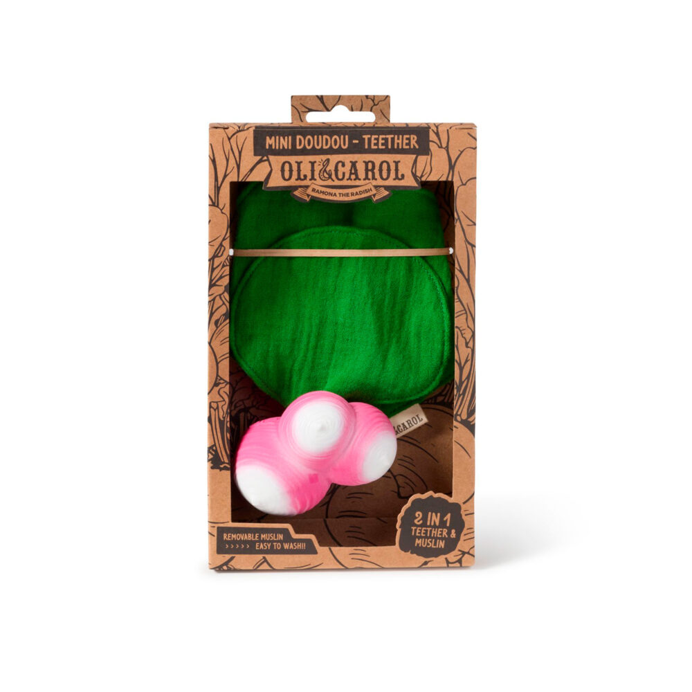 MINI DOUDOU – MORDEDOR RAMONA THE RADISH OLI & CAROL