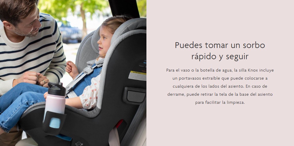 ASIENTO DE AUTO MODELO KNOX USO DE 1 A 6 AÑOS UPPABABY