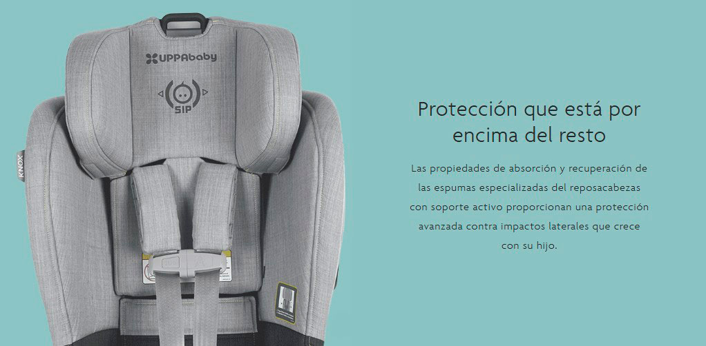 ASIENTO DE AUTO MODELO KNOX USO DE 1 A 6 AÑOS UPPABABY