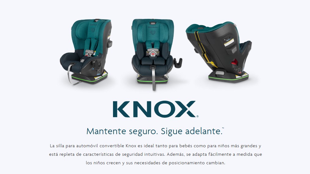 ASIENTO DE AUTO MODELO KNOX USO DE 1 A 6 AÑOS UPPABABY