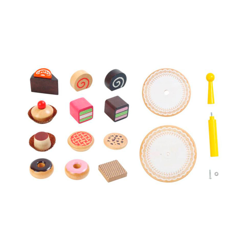 JUEGO DE PASTELITOS DE MADERA VOILA