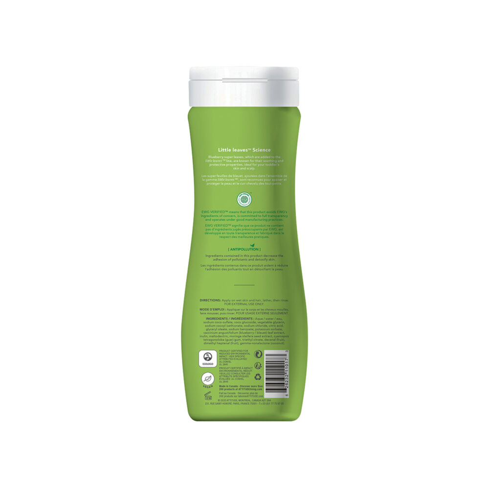 SHAMPOO & GEL DE BAÑO NATURAL SANDIA Y COCO DE 473 ML ATTITUDE