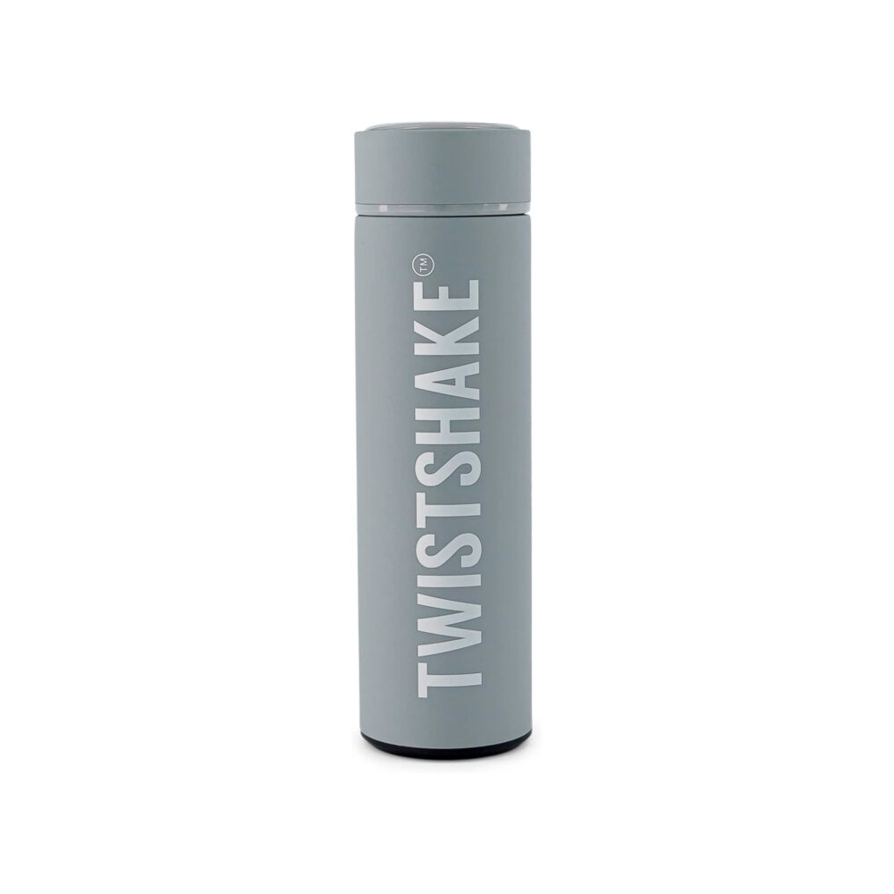 TERMO DE ACERO INOXIDABLE PARA LÍQUIDOS DE 420 ML TWISTSHAKE - TWISTSHAKE GRIS