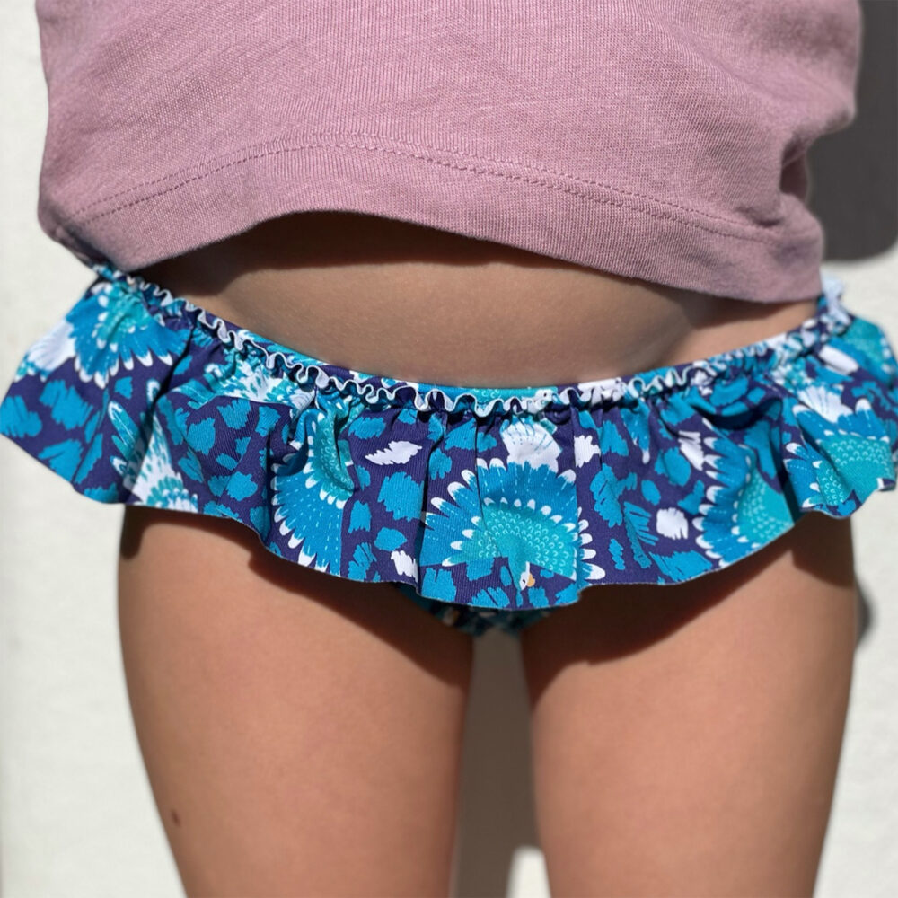 CULETÍN DE BAÑO DE NIÑA BEBÉ ZIGZAG DE 12 A 18 MESES TINYTEO