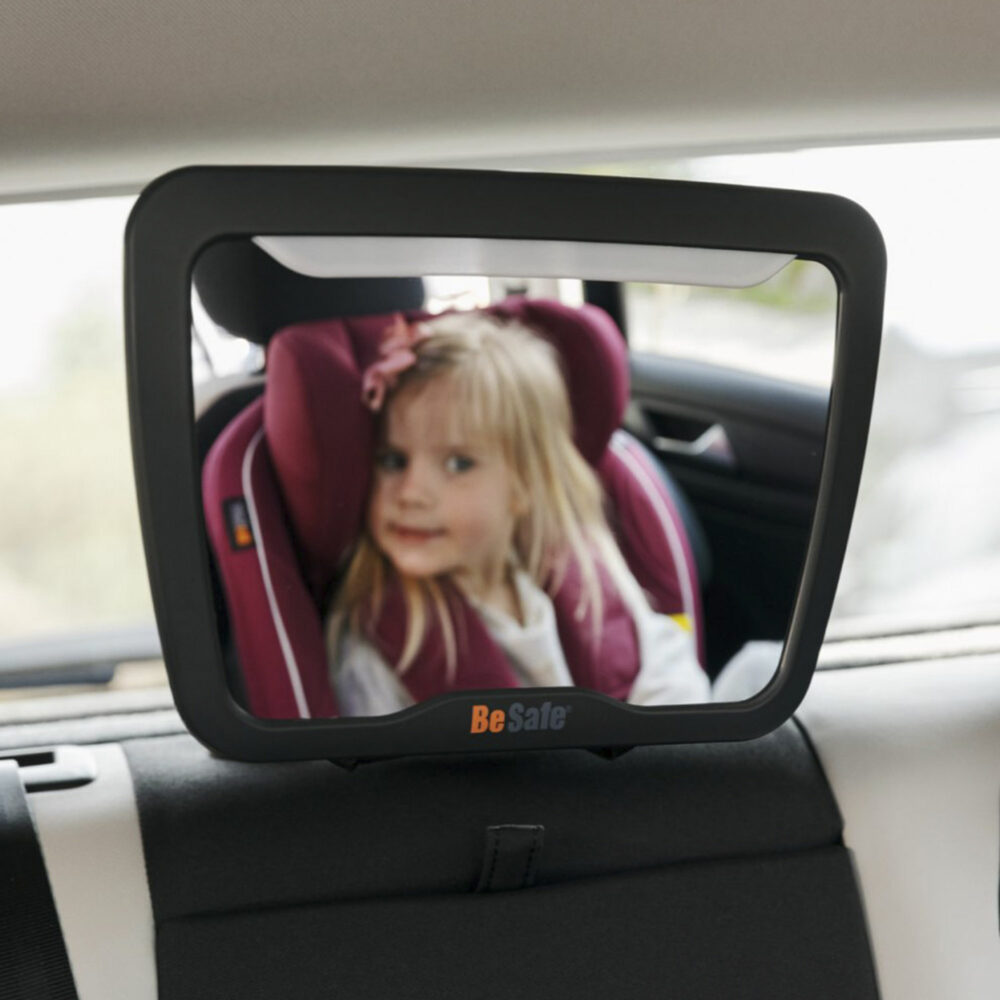 ESPEJO RETROVISOR XL² CON LUCES BABY MIRROR PARA AUTO BESAFE