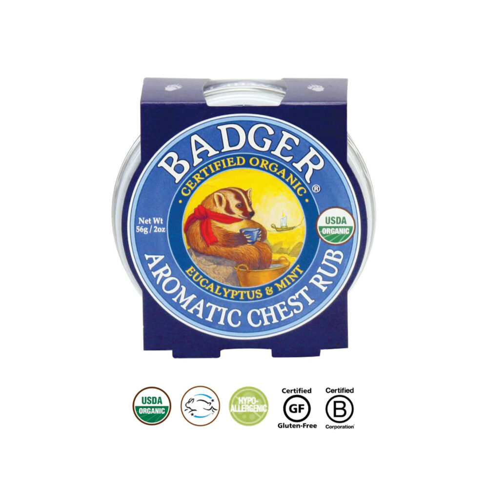 BÁLSAMO ORGÁNICO PARA EL RESFRÍO BADGER