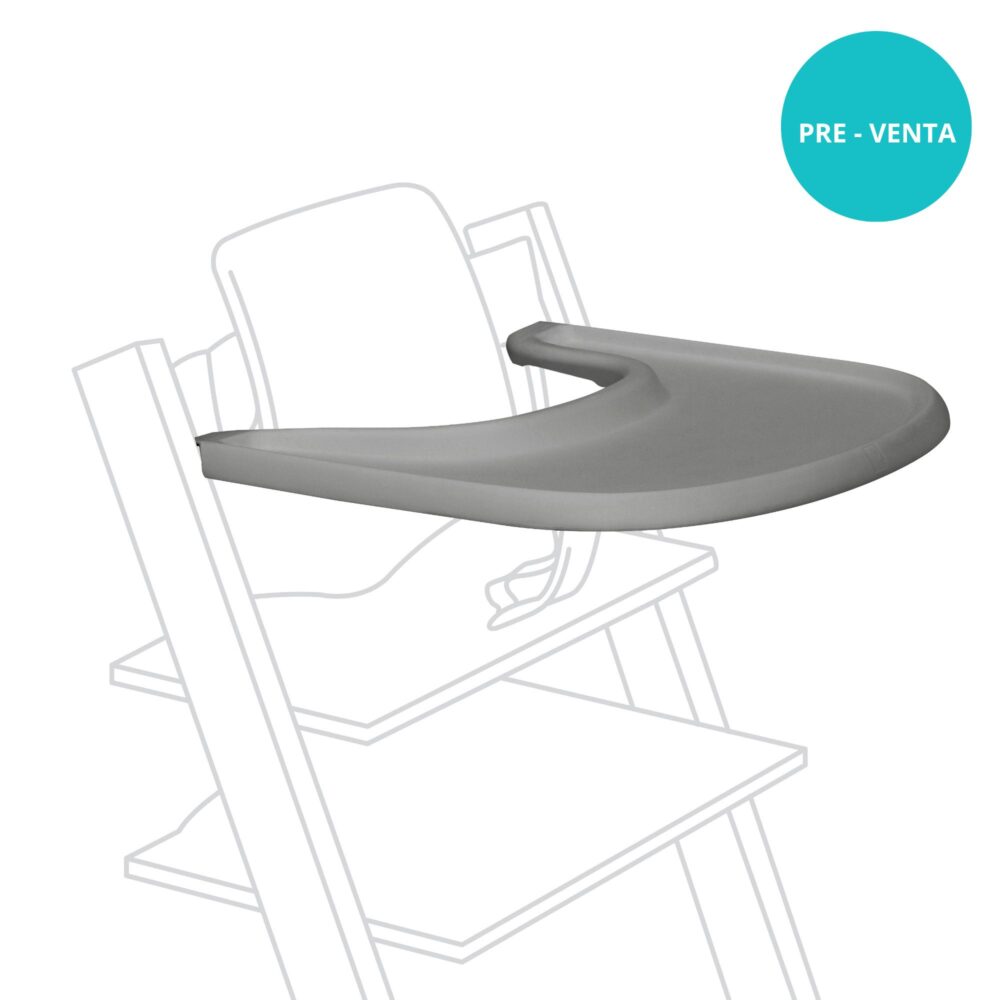 Bandeja para Silla Tripp Trapp Stokke – Comodidad y Seguridad para Alimentación - BANDEJA GRIS TRIPP TRAPP
