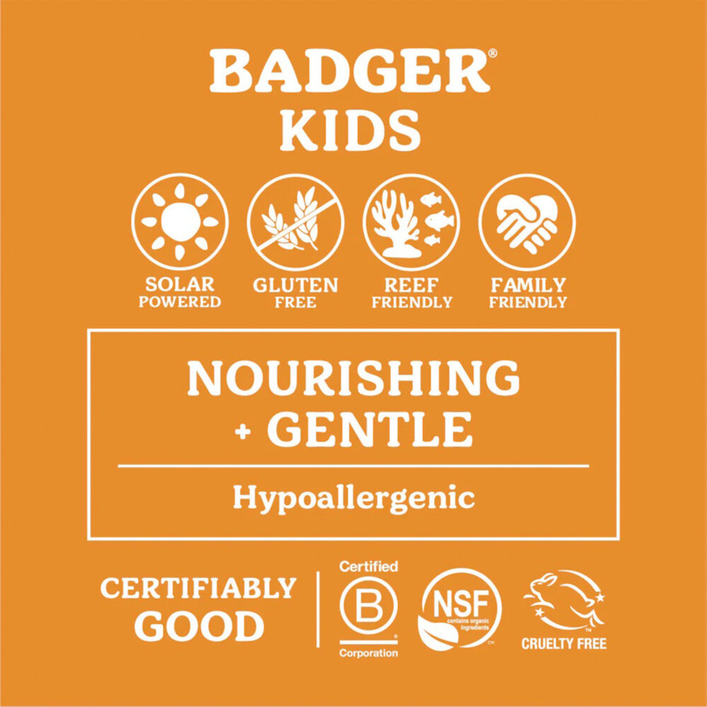PROTECTOR SOLAR KIDS ORGÁNICO Y NATURAL DE 40 SPF 87ML BADGER