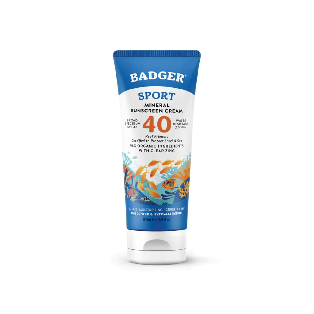 PROTECTOR SOLAR MINERAL SPORT DE 40 SPF 87ML BADGER