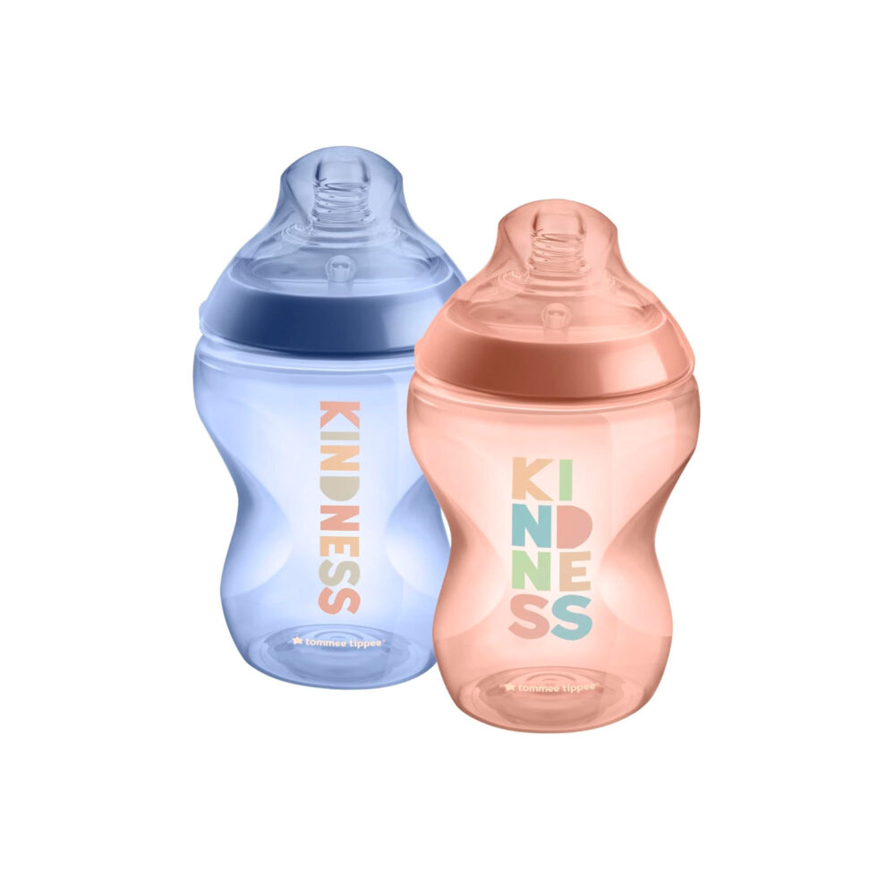 SET DE 2 BIBERONES ANTICÓLICOS DE 9 ONZAS CLOSER TO NATURE TOMMEE TIPPEE
