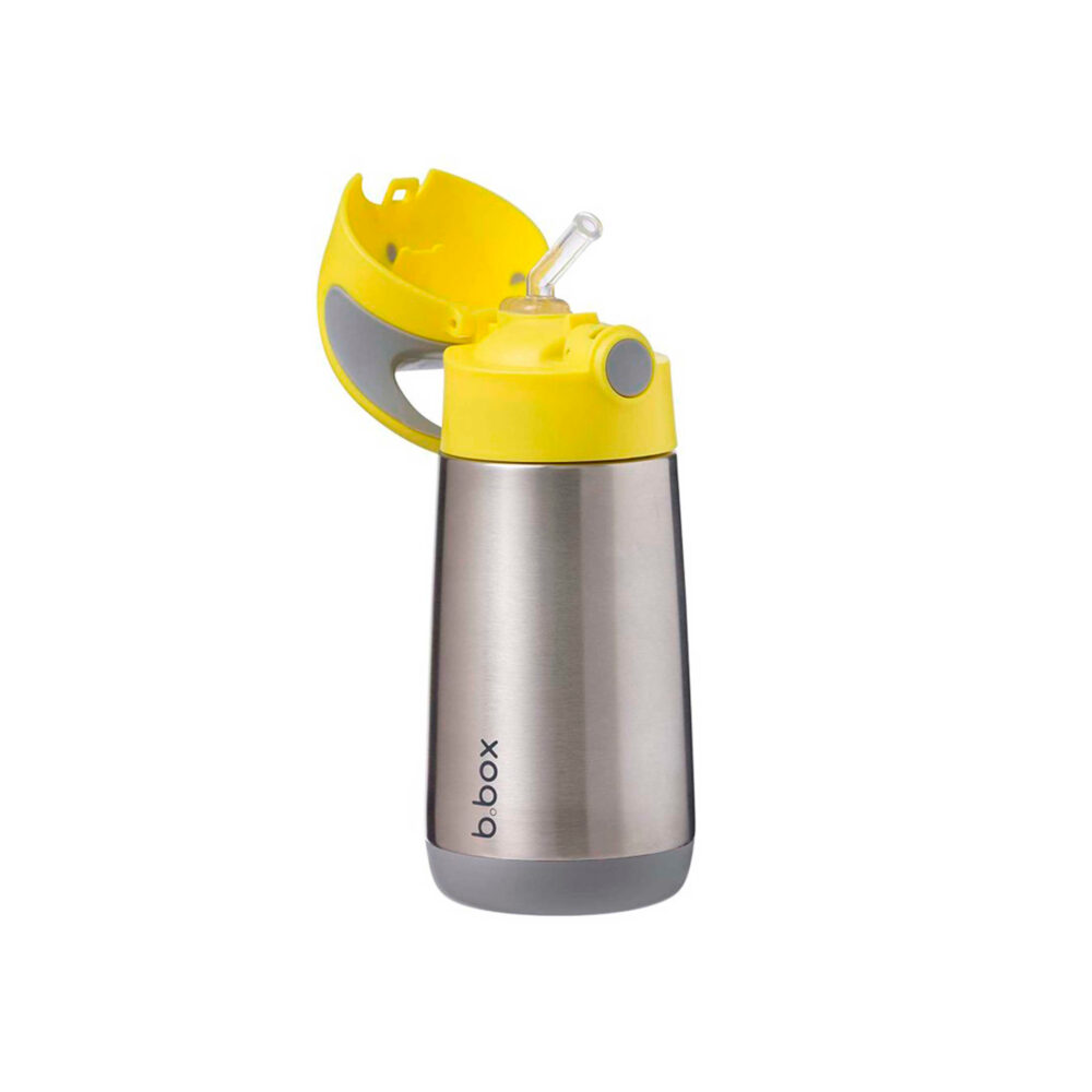 TOMATODO ISOTÉRMICO CON CAÑITA INSULATED BOTTLE 12 OZ / 350 ML B.BOX - LEMON SHERBET