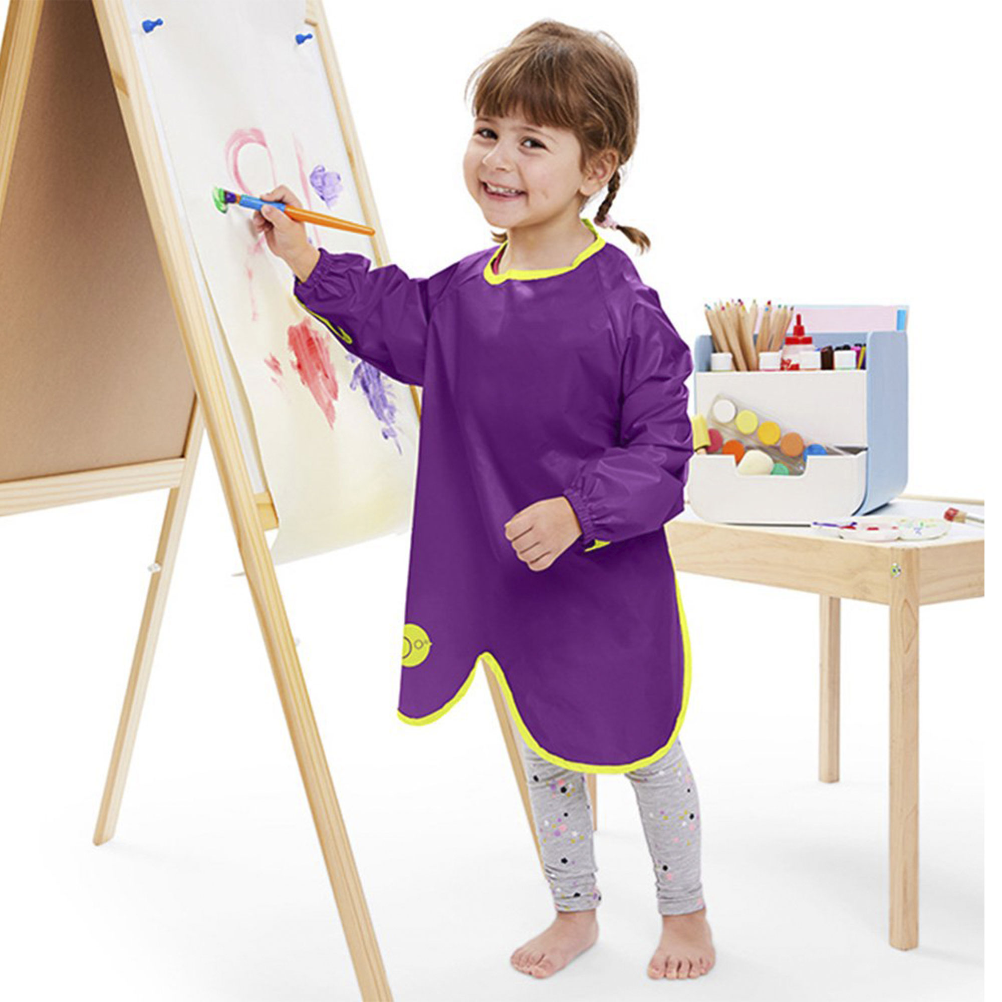 SET DE 2 BABEROS DE SILICONA CUELLO AJUSTABLE BEABA