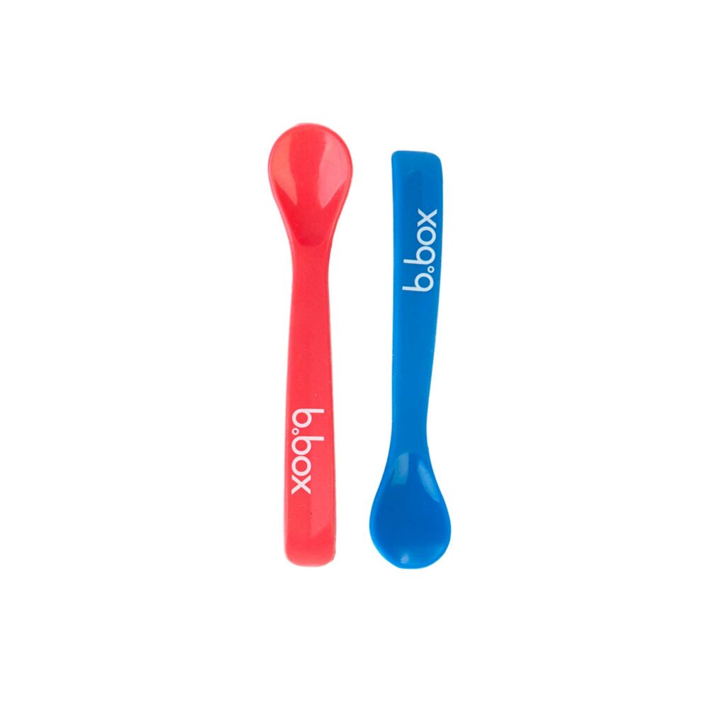 SET DE 2 CUCHARAS FLEXIBLES DE SILICONA B.BOX