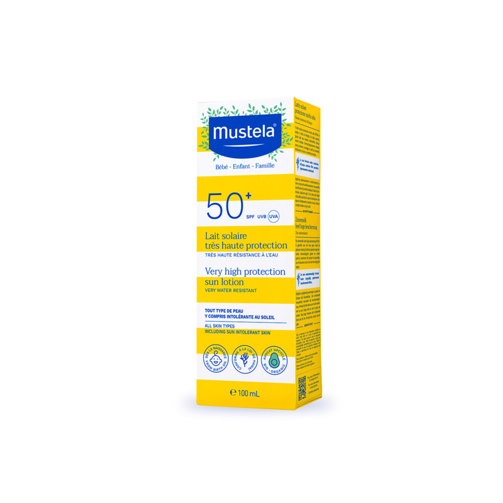 PROTECTOR SOLAR DE BEBÉS Y NIÑOS PARA CARA Y CUERPO DE 100 ML MUSTELA