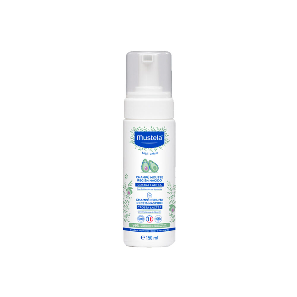 SHAMPOO ESPUMOSO SIN PERFUME PARA RECIÉN NACIDOS DE 150 ML MUSTELA