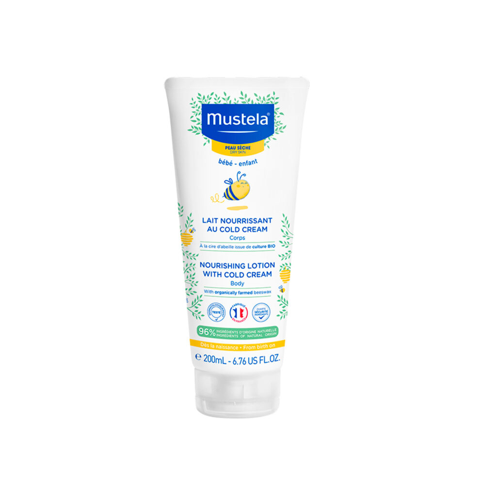 CREMA CORPORAL NUTRITIVA CON COLD CREAM Y CERA DE ABEJAS DE 200 ML MUSTELA