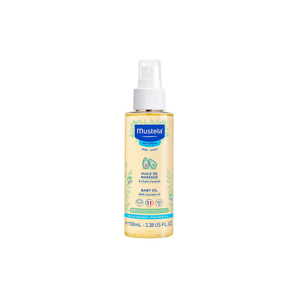 ACEITE DE MASAJES PARA BEBÉ CON ACEITE DE PALTA DE 100 ML MUSTELA