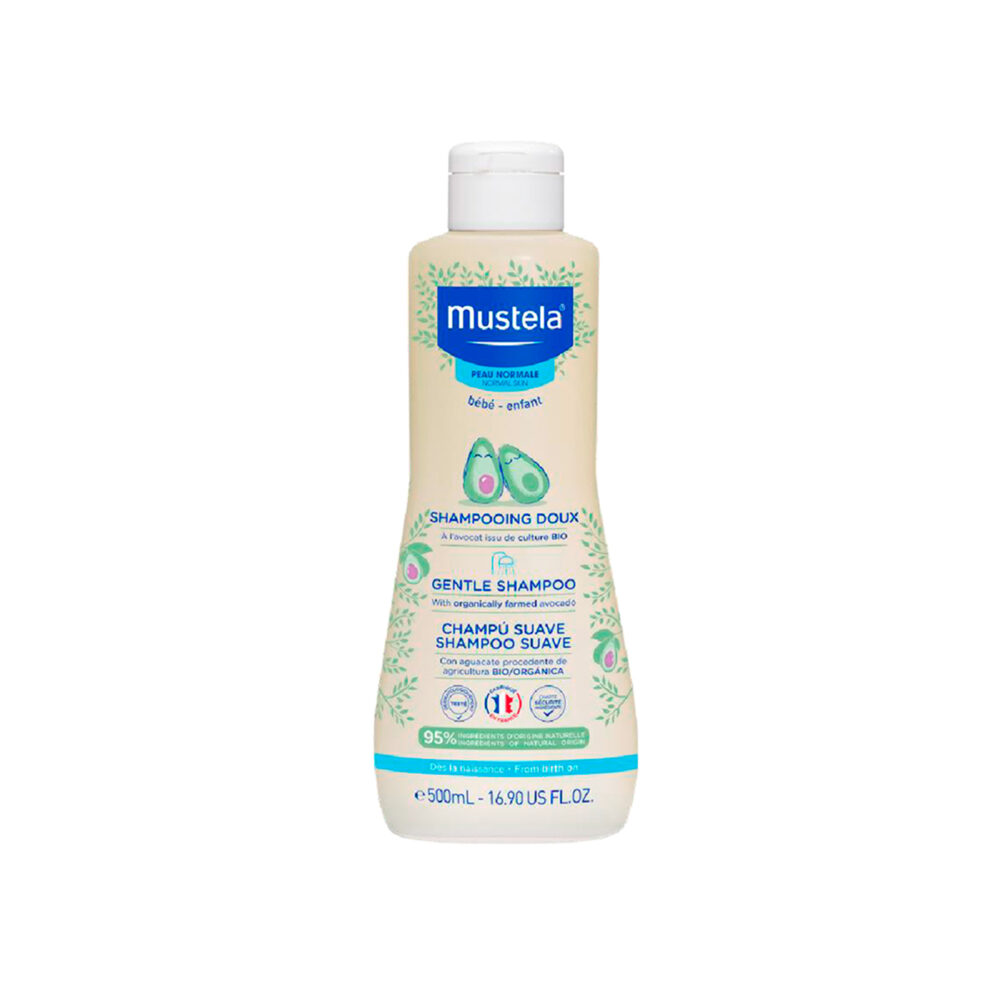 SHAMPOO SUAVE PARA BEBÉ DE 500 ML MUSTELA