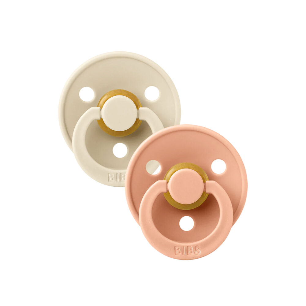 PACK DE 2 CHUPONES DE CAUCHO NATURAL USO 6 - 18 MESES TALLA 2 BIBS