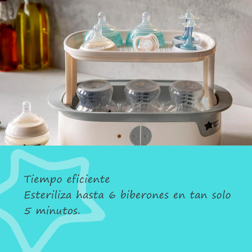 ESTERILIZADOR ELÉCTRICO SUPERSTEAM TOMMEE TIPPEE