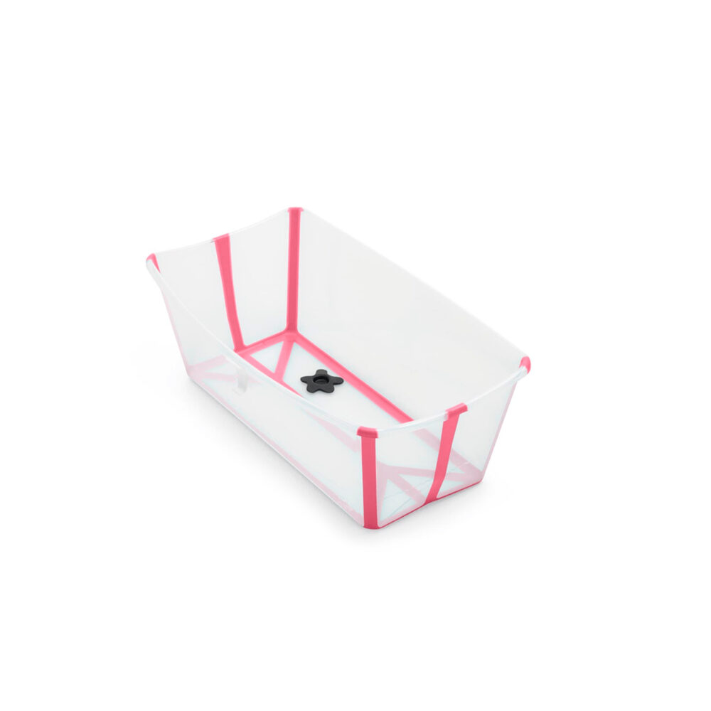 BAÑERA PLEGABLE FLEXIBATH STOKKE - FLEXIBATH ROSADO/TRANSPARENTE