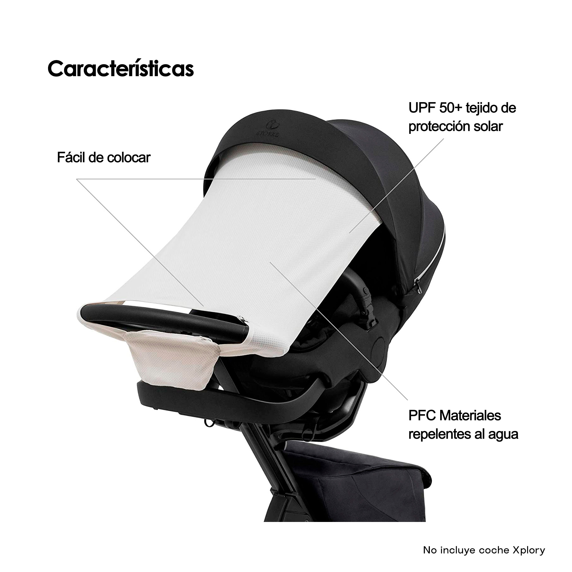 PROTECTOR DE SOL SUN SHADE PARA COCHE MODELO XPLORY X STOKKE PROTECTOR DE SOL SUN SHADE PARA COCHE MODELO XPLORY X STOKKE
