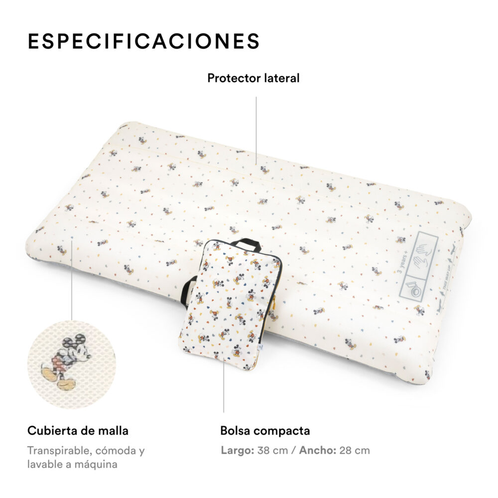 CAMA INFLABLE PARA NIÑOS CLOUDSLEEPER JETKIDS MICKEY CELEBRATION STOKKE
