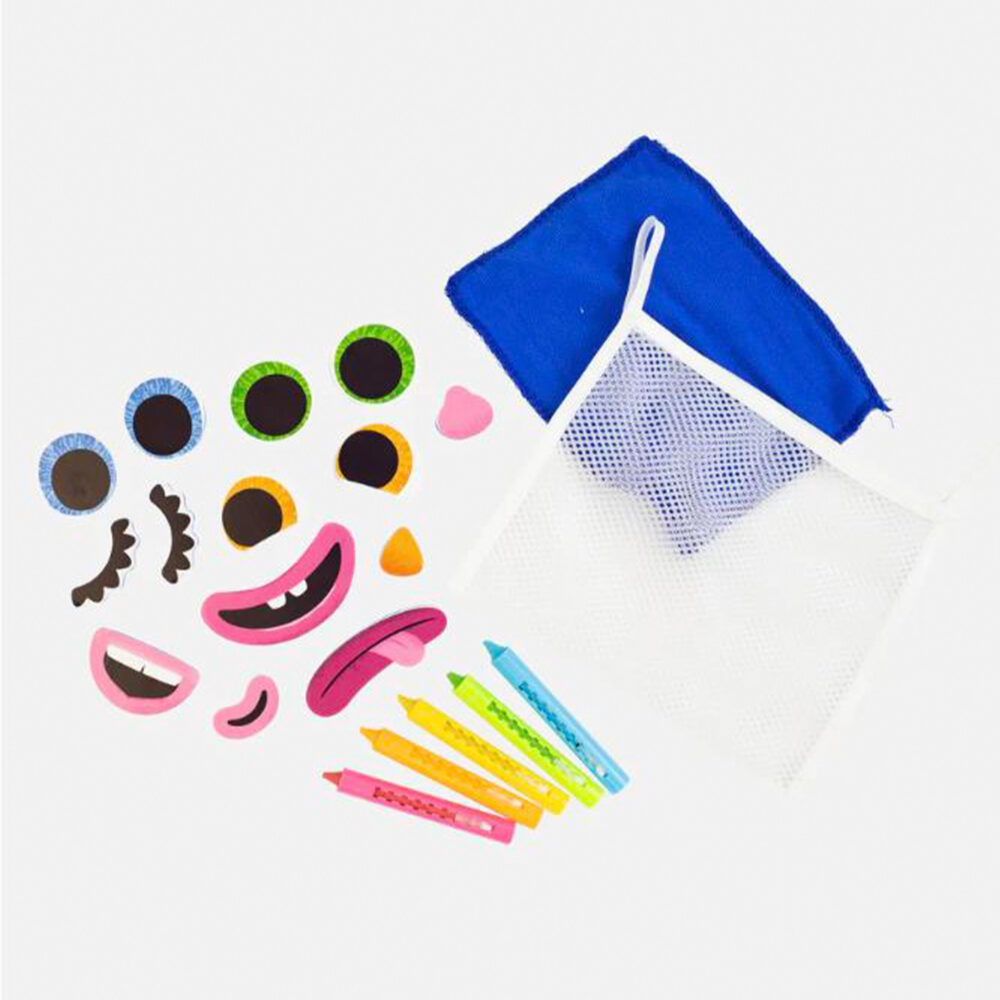 CAJA DE 5 CRAYOLAS DE BAÑO DE COLORES BATH FACES TIGER TRIBE