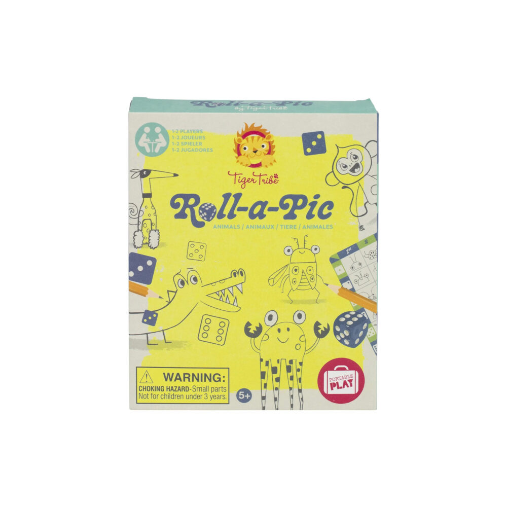 JUEGO DE CARTAS ROLL A PIC ANIMALES TIGER TRIBE