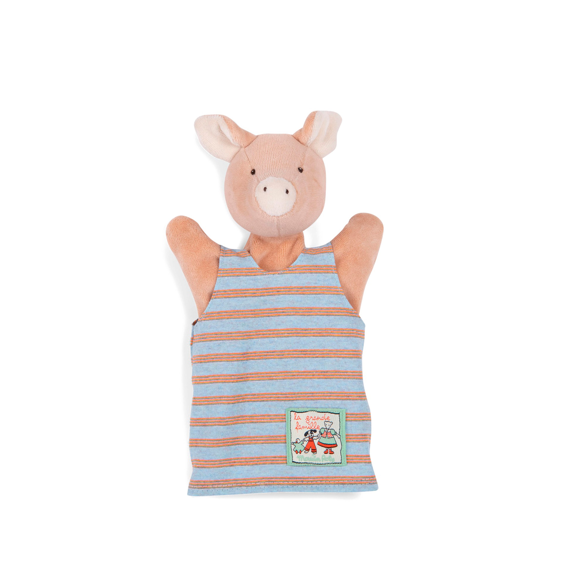 MOCHILA DE ALGODÓN JIRAFA COLECCIÓN SOUS MON BAOBAB